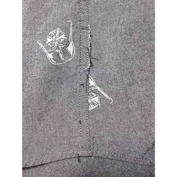 Star Wars Gray Darth Vader Print Button-Down Collar Short Sleeve Shirt XXL - Picture 6 of 13